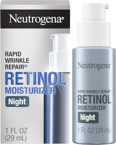 Neutrogena Retinol Face Moisturizer Cream,Rapid Wrinkle Repair,Anti-Wrinkle Night Moisturizer,Anti-Wrinkle Face&Neck Cream_Moisturizer with Hyaluronic Acid&Retinol,Paraben-Free,1 fl. oz (Pack of 12) - image 1
