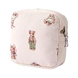 Periodenbeutel, Hygienebeutel, Kord, Damenbinden-Aufbewahrungstasche, erste Perioden-Set für Mädchen, Sanitär-Entsorgungsbeutel für Schule, Büro, Aufbewahrung, Sanitärprodukte, Beige Big Bear, modisch