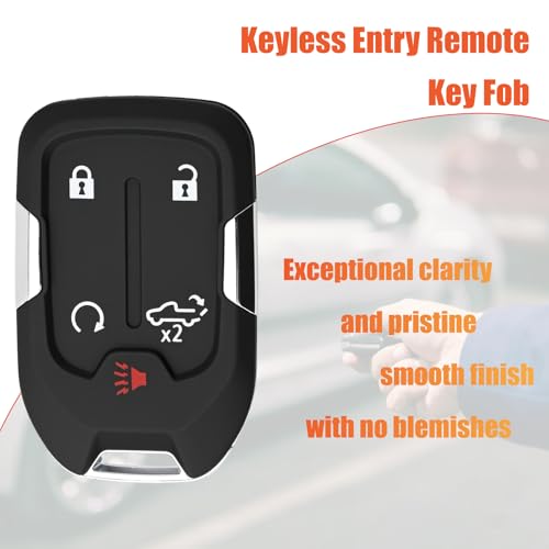 Image of HYQ1ES 433MHz Keyless Entry Remote Car Key Fob Compatible with Sierra 1500 2500 3500 Silverado 1500 2500 3500 2019-2023
