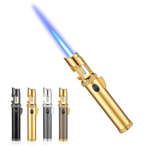 Encendedor a Butano, Llama Jet Antiviento, Ajustable miniatura 1