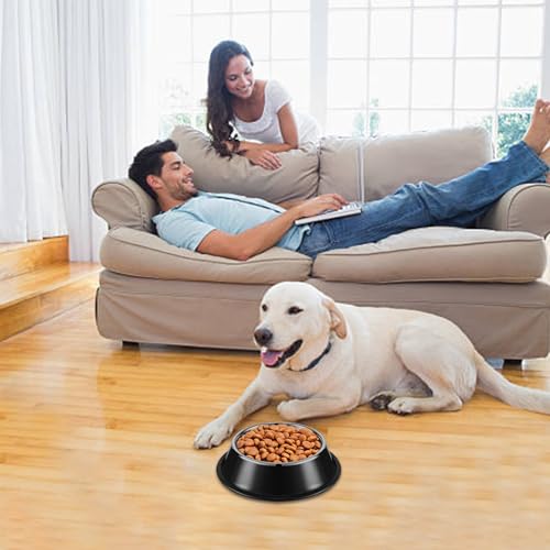 8 Pack Stainless Steel Dog Bowls 7 oz Stackable Non Slip Pet Bowls - Image 4