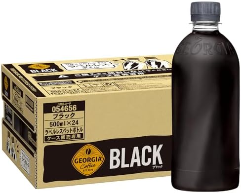 （17:30時点） コカ・コーラ ジョージア ブラック ラベルレス 500mlPET ×24本