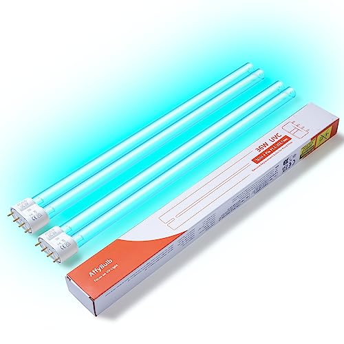 AffyBulb 2 * 36W 2G11 PLL Ampoule UV de Remplacement, pour Machine à filtres UVC Pond ou clarificateurs