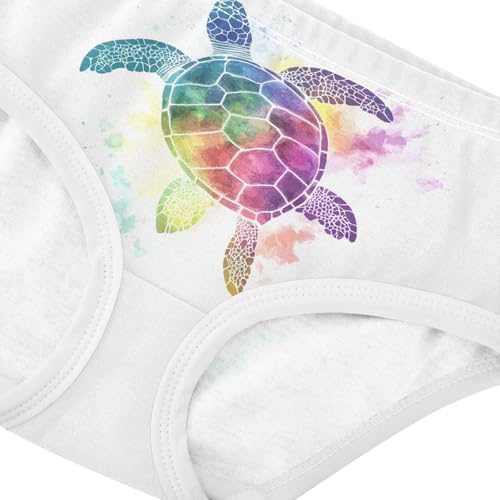 Watercolor Sea Turtle Toddler Girls's Underwear 2T 202c09974