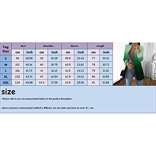 Womens Casual Elegant Long Sleeve Blazer Jacket Plus Size Solid Color Work Oversized Rain Trench Coat (Dark Blue, Xl) #TOP4