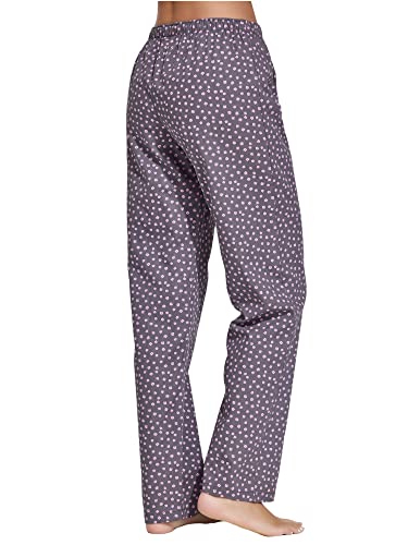 Image of CYZ Women's 100% Cotton Woven Poplin Sleep Pajama Pants