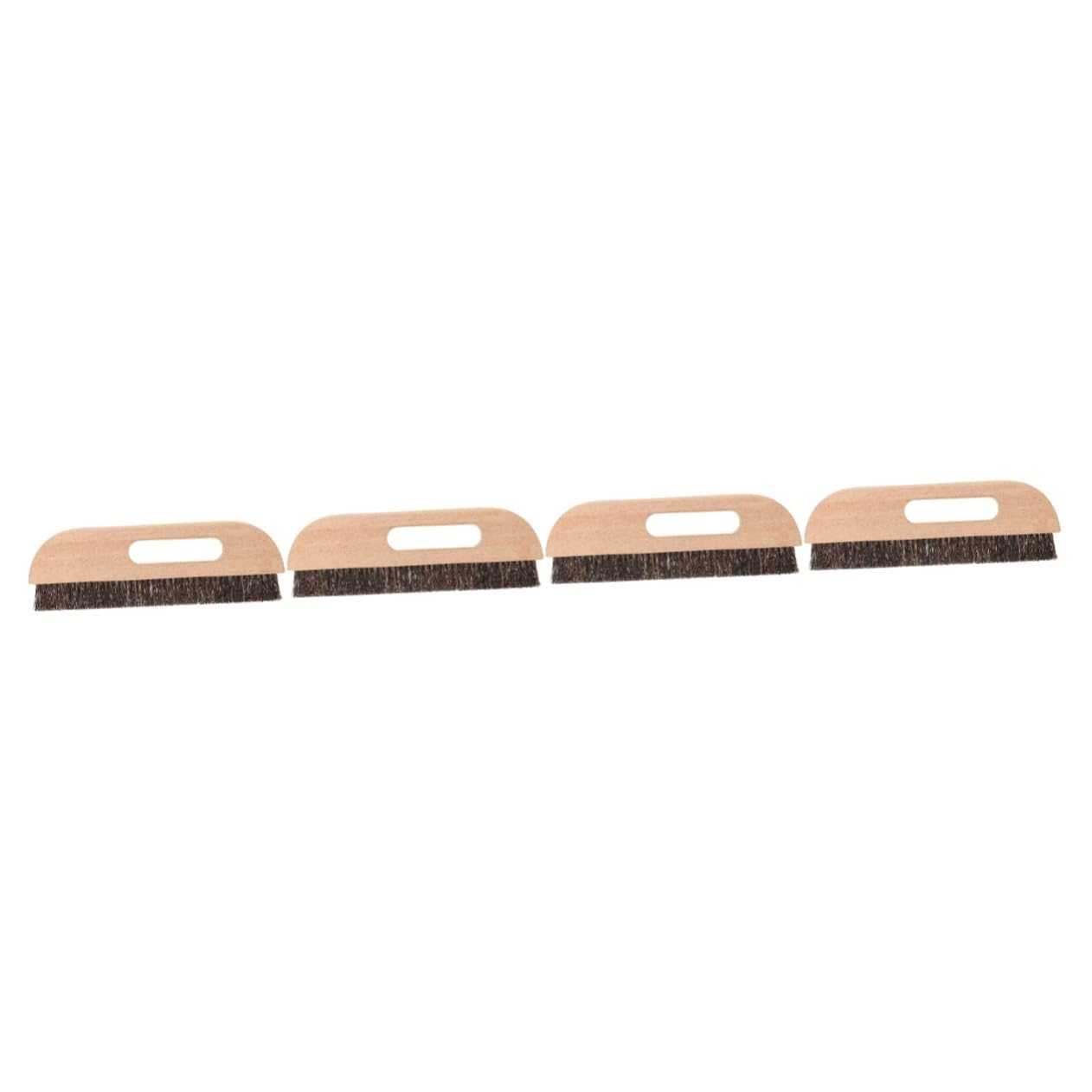 SHINEOFI 4 Pièces Brosse à Cheveux Longs Brosse à Collier Plus Lisse Lissage Poil Brosse à Papier Peint Brosse à Main De Nettoyage Utilitaire Brosse En Bois Pinceau à Pâte Hêtre