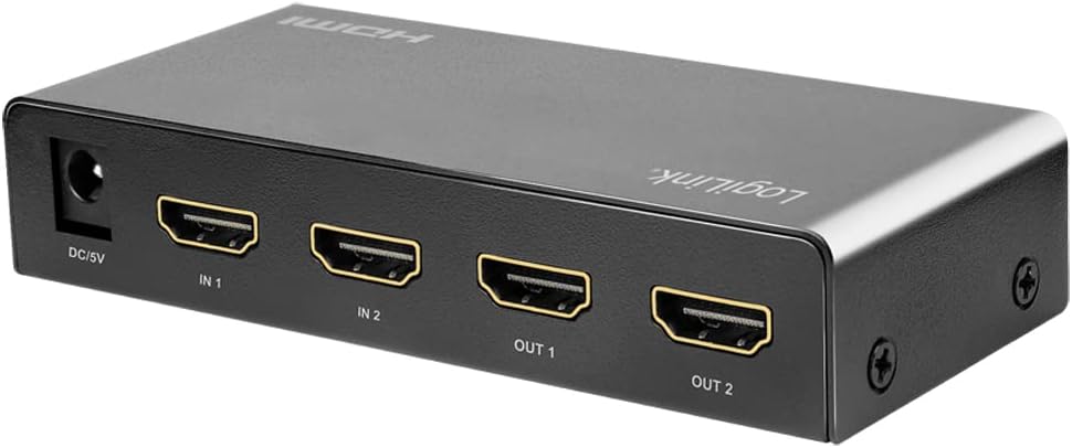 LogiLink HD0039 HDMI Switch with input and output ports labeled