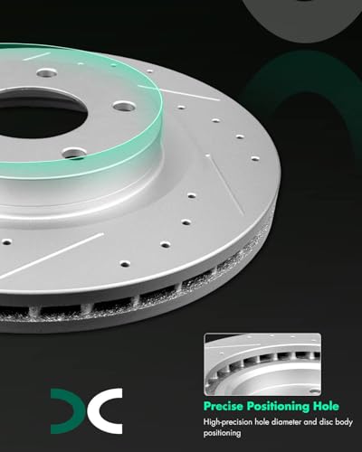 Image of SCITOO Front 11.57 inch Brake Pads and Rotors Kits Brakes Kits:53038;D866