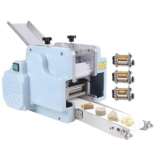 Máquina de Empanadillas Automática Comercial, Eléctrica, Procesa Masa con 3 moldes Para Wonton, Raviolis y Fideos