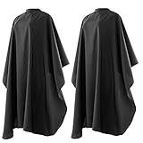 Professional Barber Cape, Salon Cape with Snap Closure for Hair Cutting, Nylon Water Resistant, 59 x...