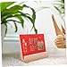 LALAFINA Compact Wooden Picture Holder Stand for Desk Calendar Photo Card Holder Versatile Desktop Decor Stable Support for Memo Display Multifunctional Base
