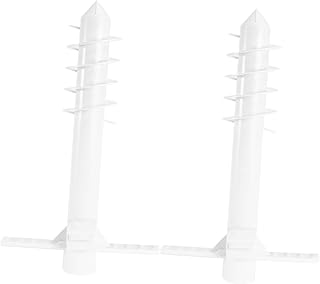 NUSITOU 2 Peças Guarda-Chuvas De Praia Para Areia Resistente Vento Suporte De Guarda-Chuva De Praia Portátil Âncora De Areia Suporte De Mastro De Bandeira Acessórios Bling Guarda-Chuvas