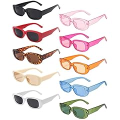10 Narrow Rectangle Assorted Colors