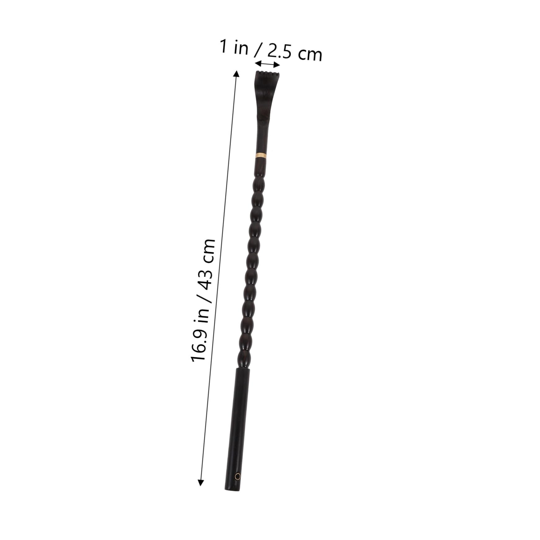 SHERCHPRY 3 Piezas cosquillas rascador de espalda herramienta masajistas largo rascador de cuerpo rascadores de espalda automasajeador de espalda raspador ébano Black