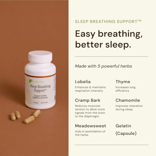 Nature's Rite Sleep Breathing Support - Natural Assistance for Better Sleep, Improve Breathing Pattern, 30 Capsules, All-Natural Herbal Ingredients, Made in USA - Image 4