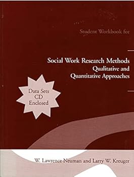 Paperback Student Workbook with Data Sets CD for Social Work Research Methods: Qualitative and Quantitative Applications Book