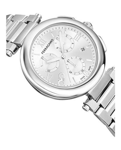Legacy Collection Luxury Womens Watch Timepiece with a Silver Bracelet Featuring a Silver Case and Silver Dial, Stainless Steel-SFU2003233