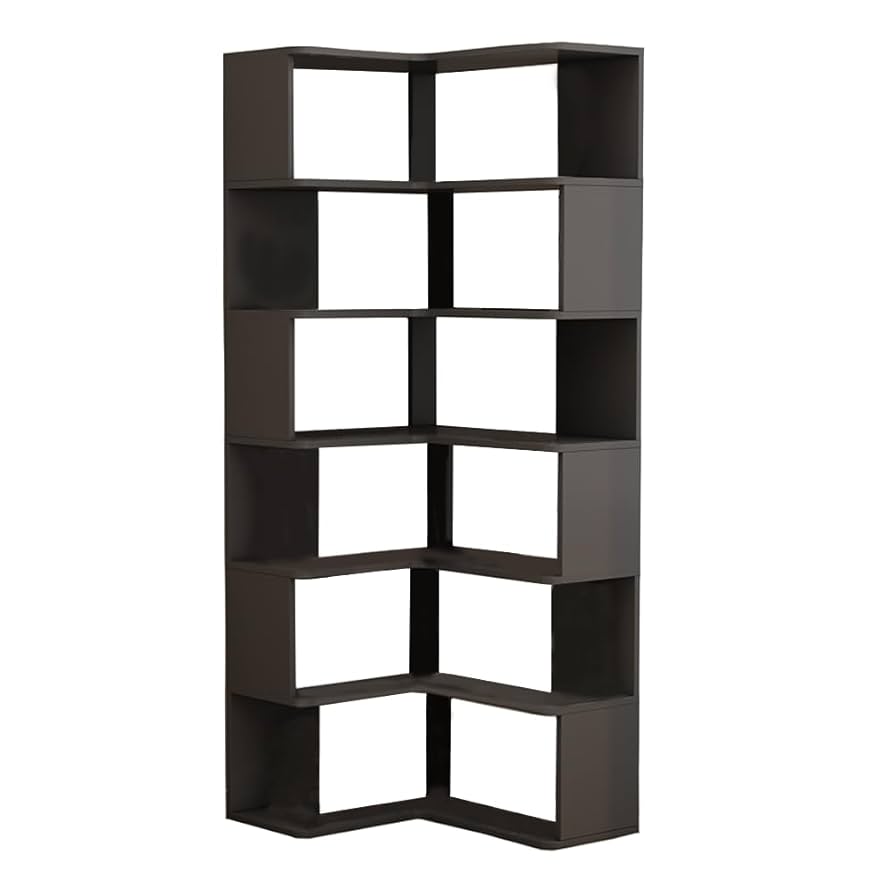 Amazon｜kuhuuru outdoor 6層本棚 コーナー収納 コーナー