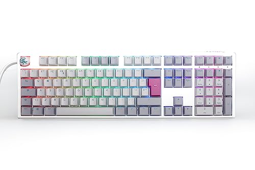 Ducky One3 Mist Full Size Brown Cherry MX Switch Mechanical Keyboard - UK Layout
