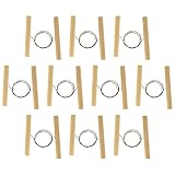 10 Pack Wire Clay Cutter with Wood Handle Steel Wire Cutting Tools for Cheese Plasticine Dough Clay