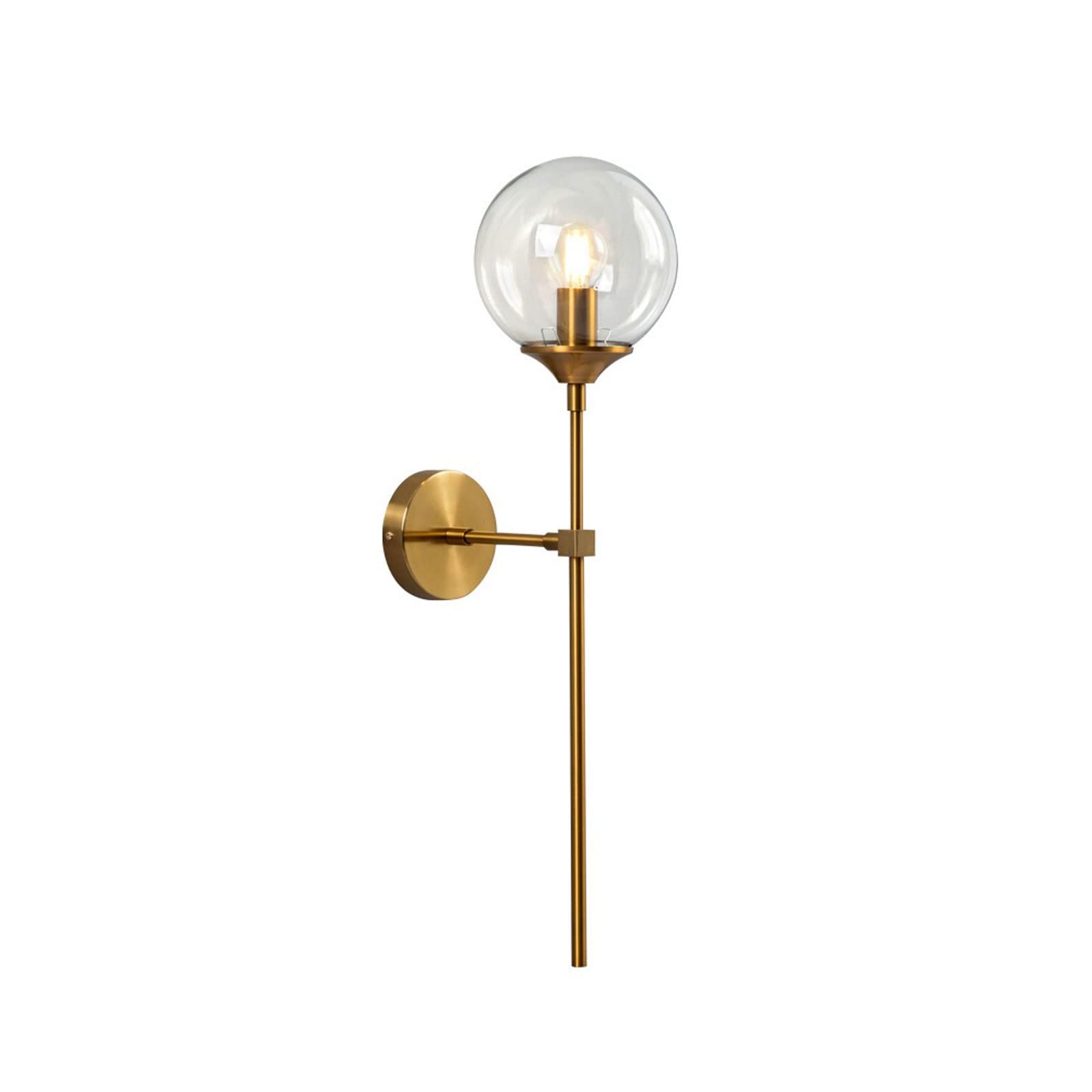 CEnNA Bathroom Light مصباح جدار الكرة الزجاجية شونس شونس لاعبا في السرير الذهبي المصباح اللامينير الجدار الإضاءة غرفة المعيشة ديكور الإضاءة الإضاءة