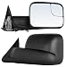 ECCPP Towing Mirrors Dodge Ram Tow Mirrors Pair Power Operation Manual Folding For 1994-1997 Dodge Ram 1500 2500 3500 Truck 1994 1995 1996 1997
