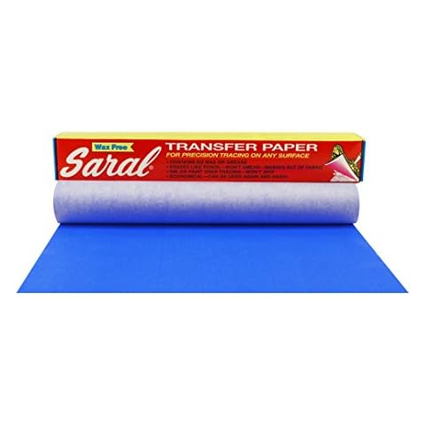 Saral Paper Corp Wax Free Transfer Tracing Paper - Blue - 12 Inches x 12 Foot Roll Cover