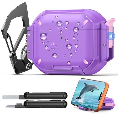 MoKo AirPods Pro 3pP[X bN&^tbNt - IP68h & ~^[O[hی h~ n[hVFیJo[ AirPods Pro 3p N[i[Lbgt p[v