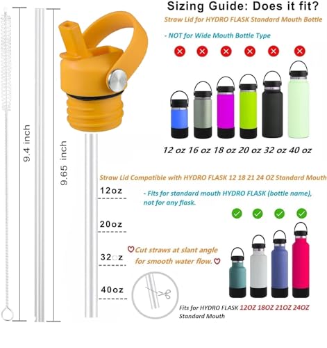 Bouchon supérieur avec paille durable pour gourde de 70,4 ml - 4