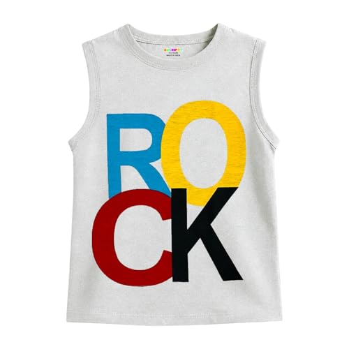 Image of Kuchipoo Boys Regular Fit Sleeveless Cotton T-Shirts