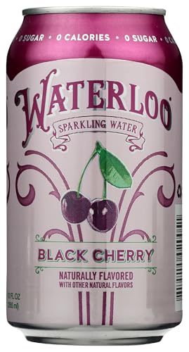 Image of Waterloo Sparkling Water Waterloo Black Cherry Sparkling Water, 12 Fl Oz