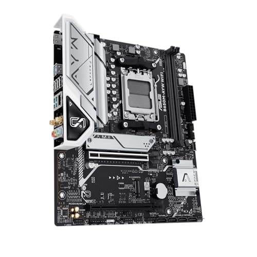 Image of ASUS B650M-AYW WiFi AMD B650 Micro-ATX Motherboard with DDR5, PCIe 5.0 M.2 Support, HDMI, Realtek 2.5Gb Ethernet, Wi-Fi 6, Rear USB 10Gbps Ports, Front USB 5Gbps Type-C, SATA 6 Gbps