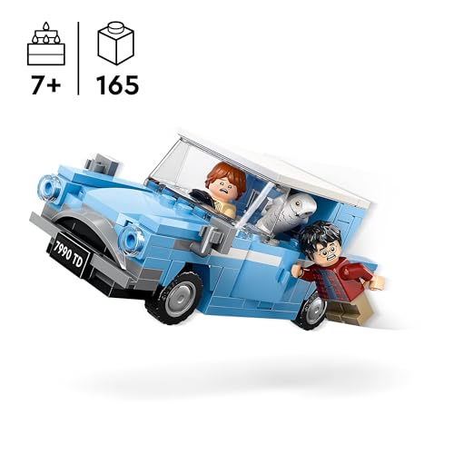 LEGO Harry Potter Vliegende Ford Anglia, Bouwpakket voor Kinderen, Bouwbare Speelgoed Auto uit de Films, Cadeau voor Jongens, Meisjes en Fans vanaf 7 jaar, inclusief 2 Minifiguren 76424 - Afbeelding 3