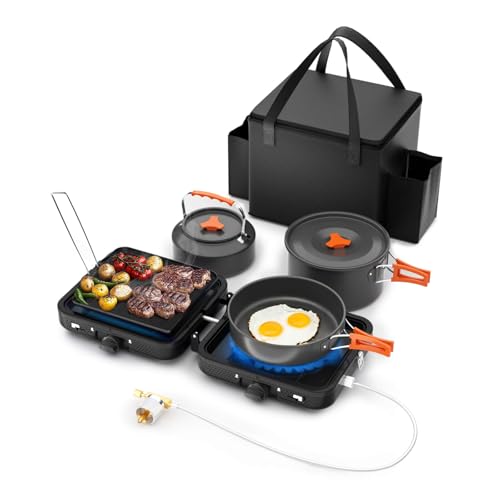 Hisencn Foldable Camping Stove & Cookware
