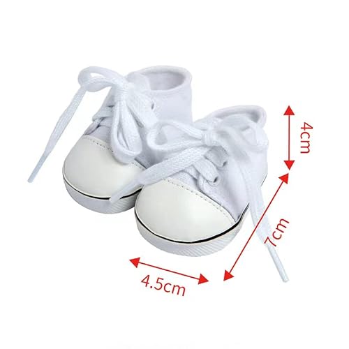 Yijing Doll Accessories,Five Pair 18 Inch America Doll's Shoes,Suitable For 18 Inch Doll,Best Gift For Girl #TOP6