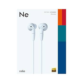 radius Ne HP-NHR41 イヤホン HP-NHR41 VOLTシリーズ ハイレゾ対応イヤホン 重低音モデル HP