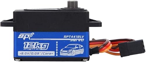 Digital Servo, High Torque 12KG Metal Gear RC Servo, Waterproof Design for RC Cars, Drones, Robotics, Home Automation