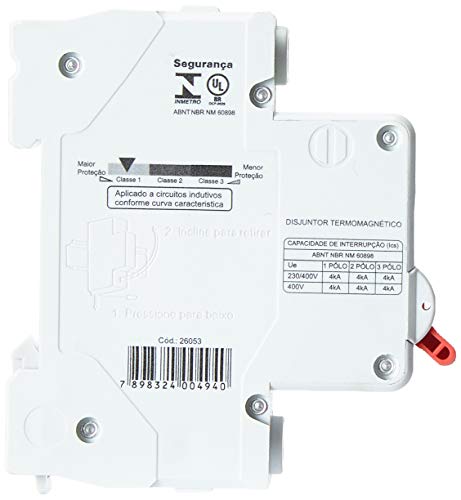 Disjuntor Unip 63A (C) Ourolux