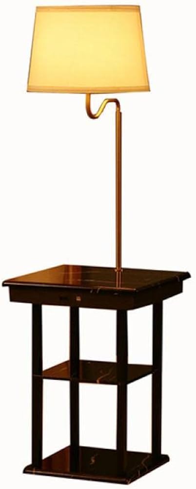 Amazon.co.jp: フロアスタンド 棚付き 2段 フロアランプ フロアライト