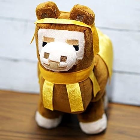 Amazon マインクラフト 10周年 公式 ラマぬいぐるみ 大 高さ約29cm ぬいぐるみ おもちゃ