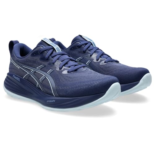 ASICS Men's Gel-Cumulus 27 Running Shoes, Indigo Blue/Cool Grey, 9.5 UK