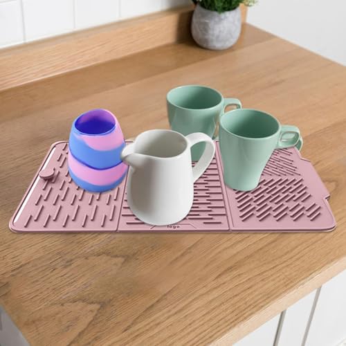 Tapis de séchage pour bols et assiettes protégeant de la chaleur - 4