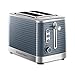 Russell Hobbs Toaster Grille Pain XL 1050W, Contrôle Brunissage, Décongéle, Réchauffe, Chauffe Viennoiserie - Gris 24373-56 Inspire (Exclusivité Amazon)