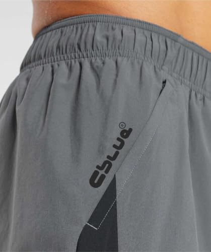 Image of CBlue Men's Outdoor Quick Dry Lightweight Sports Shorts with 2 Zipper Pockets, Breathable Hiking Running Gym Workout Athletic Shorts | CBblue Men's Quick Dry Sports Shorts with Zipper Pocket