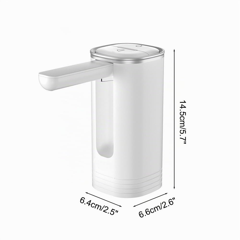 Distributeur Bouteilles d'eau Pliable électrique, Pompe à Eau Universel Automatique, Robinet Bouteilles avec 0,5m Tuyau de Silicone, pour Maison Camping Entreprise