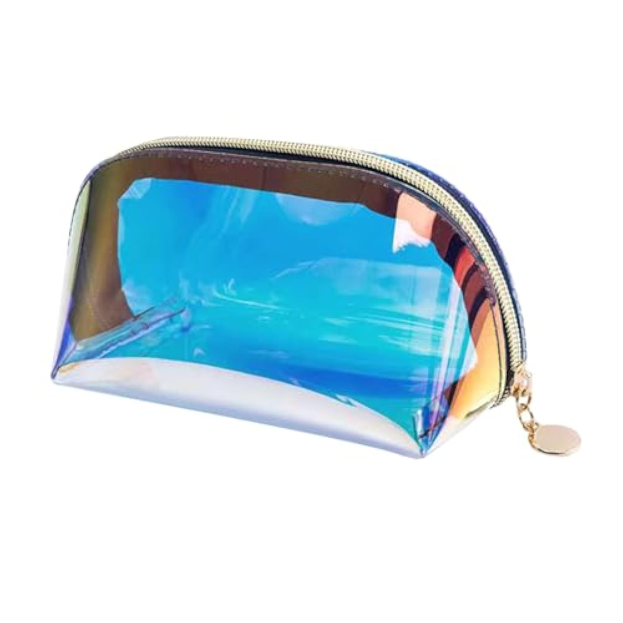 Iridescent Holographic Makeup Bag, Travel Essentials