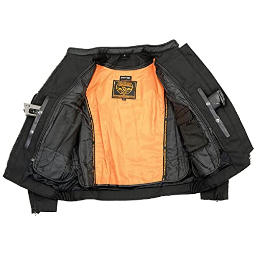 Image of Milwaukee Leather Women's Textile Classic Crossover Motorcycle Riders Jacket - All Year Wear