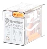 Finder Relais enfichable Industriel Miniature 55.32.8.230.0040 - Tension d'alimentation 23...