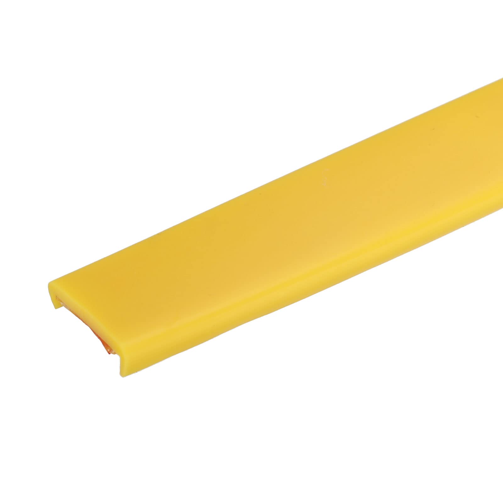 uxcell U Shape Furniture Edge Banding, 4M Self Adhesive Flexible Edging Trim, 5x18mm TPE Edge Guards for Cabinets Furniture Repair Restoration, Yellow